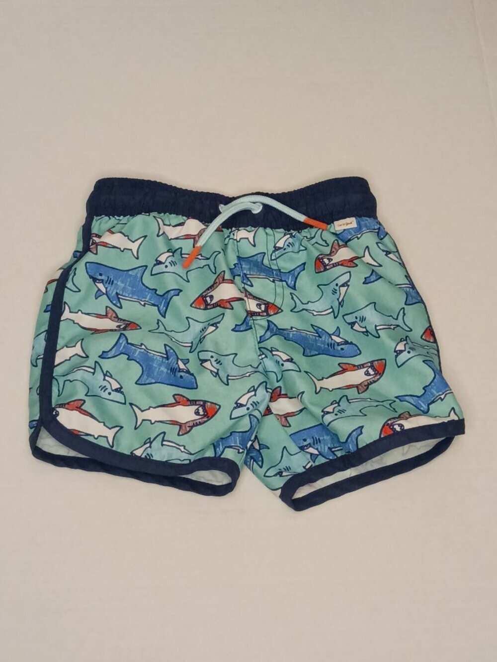 Cat & Jack Boys Shark Swim Trunks 2T Toddler Swim Shorts